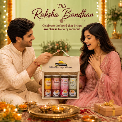 Digamber Gift Hamper – Premium Tea Box – 4 Flavours