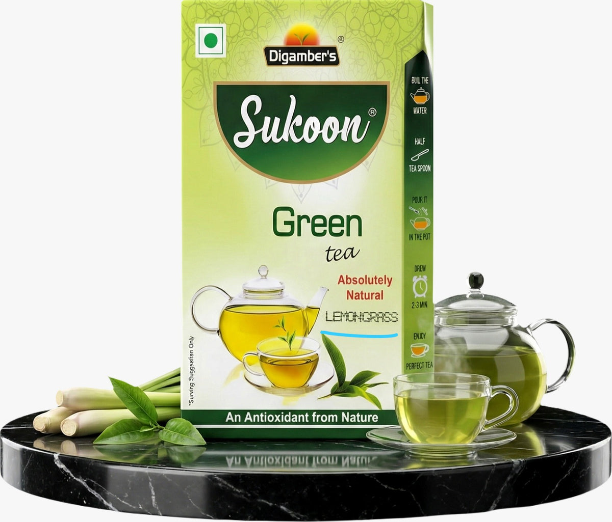 Suisoen Tea Sukoon Green Tea (Hibiscus) – Digamber Tea