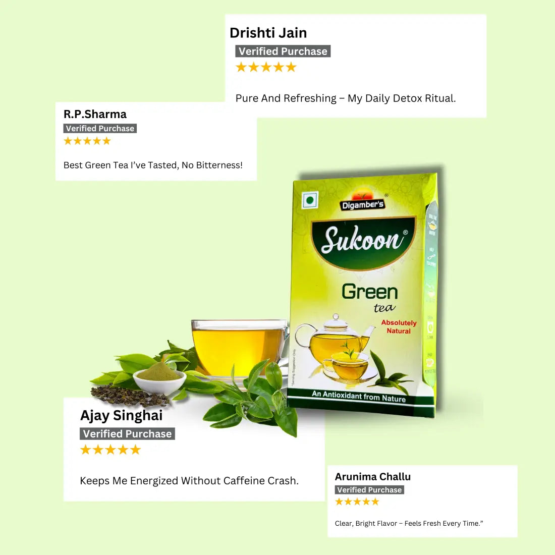 Sukoon Green Tea Natural